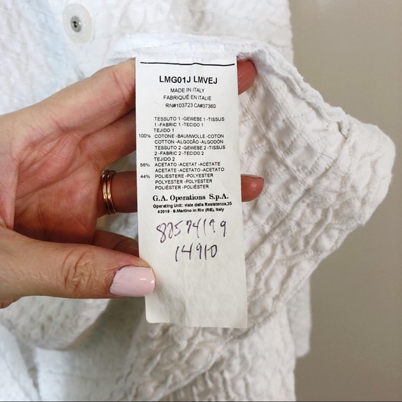 Armani Collezioni Textured Light Swing Jacket - Picture 5 of 7